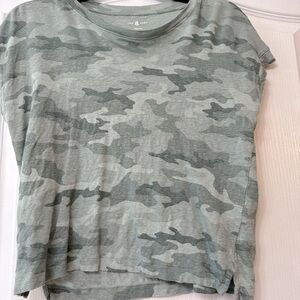 Camo Green Women's Top
